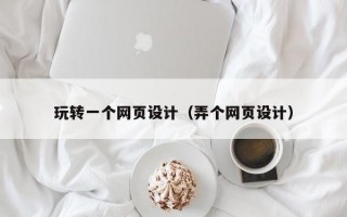 玩转一个网页设计（弄个网页设计）